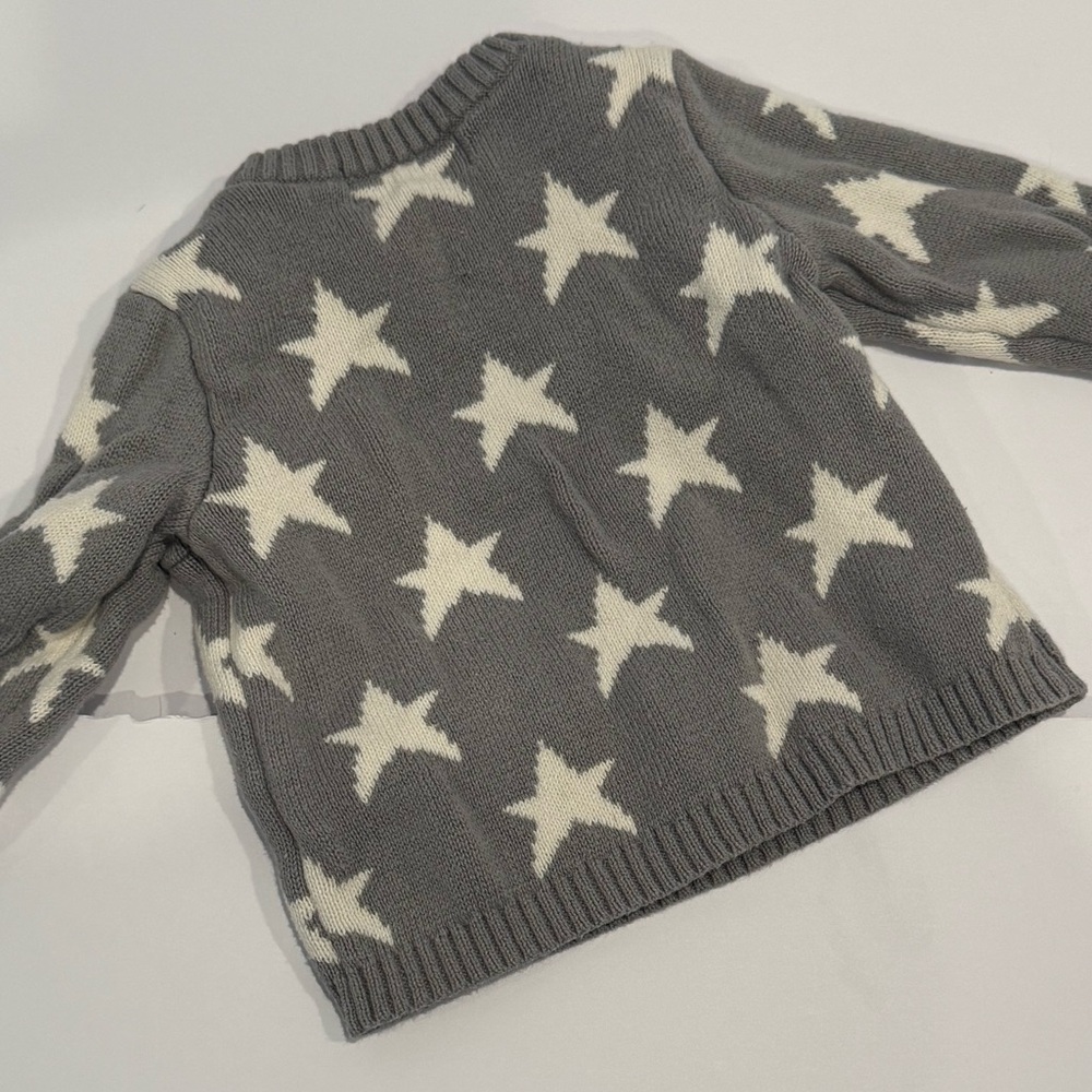 Cherokee sweater, baby 0 to 3 month star print Americana - Picture 5 of 5
